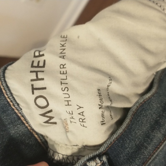 MOTHER The Hustler Ankle Fray Jeans Size 30 - Picture 14 of 16